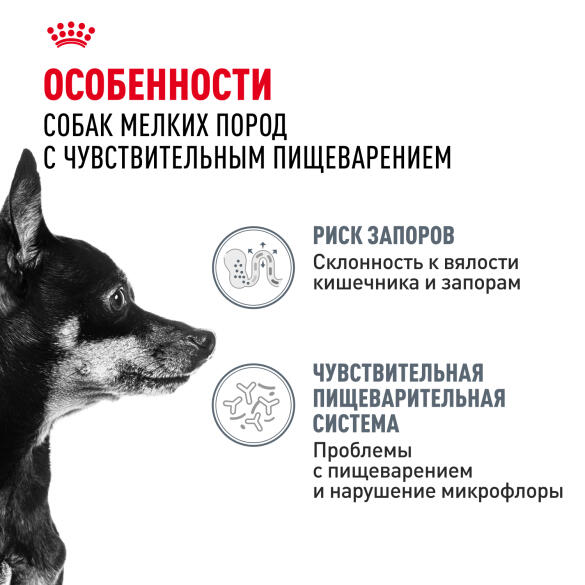 Корм в развес ROYAL CANIN Mini Digestive Care для взрослых собак с чувствительным пищеварением, 1кг