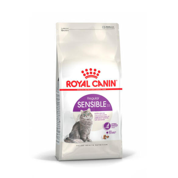 0,2кг Корм ROYAL CANIN Sensible для взрослых кошек с чувствительным пищеварением