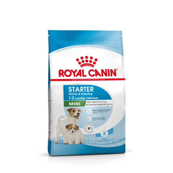 3кг Корм ROYAL CANIN Mini Starter для щенков мелких пород в период отъема и до 2х месяцев, беременных и кормящих сук
