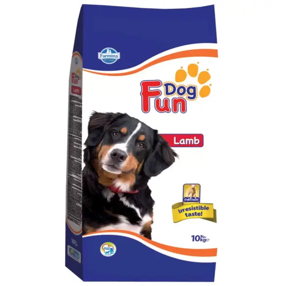 10кг Корм Farmina Fun Dog Lamb для взрослых собак всех пород с проблемами пищевой аллергии с Ягнёнком