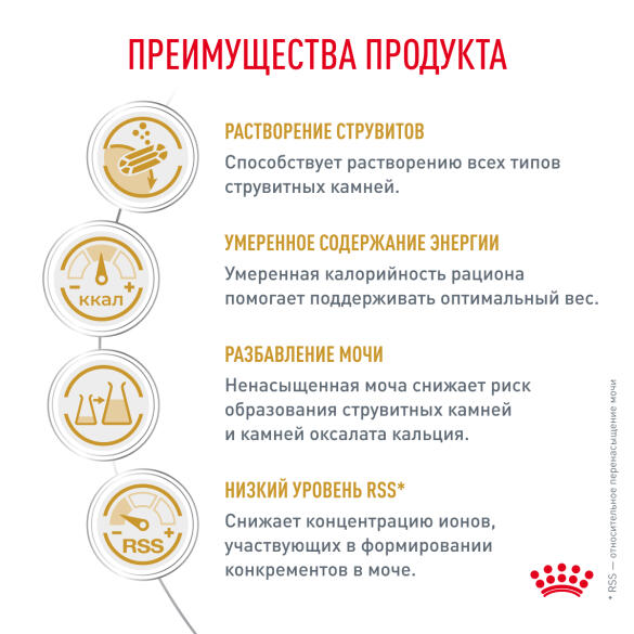 1,5кг Корм ROYAL CANIN Urinary Feline S/O Moderate Calorie диета для взрослых кошек при лечении и профилактике мочекаменной болезни, предрасположенных к лишнему весу