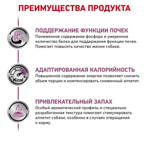 410гр Консервы ROYAL CANIN Renal Special диета для взрослых собак при хронической или острой почечной недостаточности, паштет