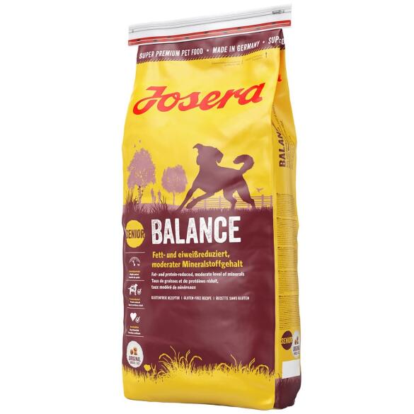 15кг Корм Josera Balance для стареющих и менее активных собак из мяса домашней птицы