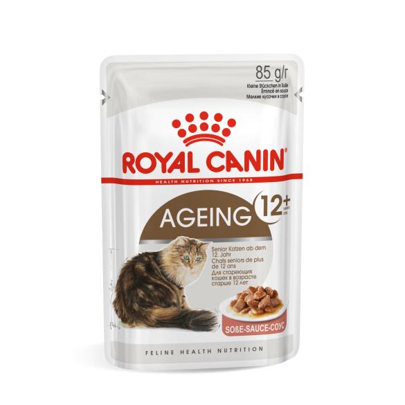 85г Влажный корм ROYAL CANIN Ageing +12 для взрослых кошек старше 12 лет, в соусе (пауч)