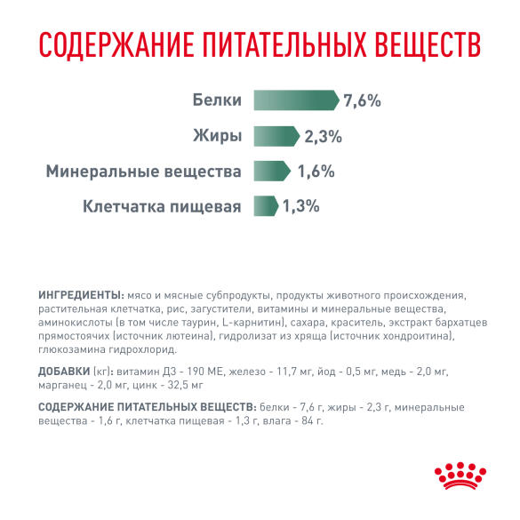 85гр Влажный корм ROYAL CANIN Satiety Feline диета для взрослых кошек с избыточным весом, в соусе (пауч)