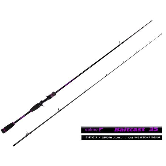 Удилище кастинговое Salmo Sniper BAITCAST 12-35 (2.13)
