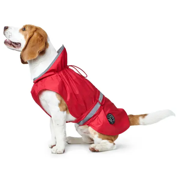 Дождевик HUNTER Coat Uppsala Rain для собак Красный, 45см