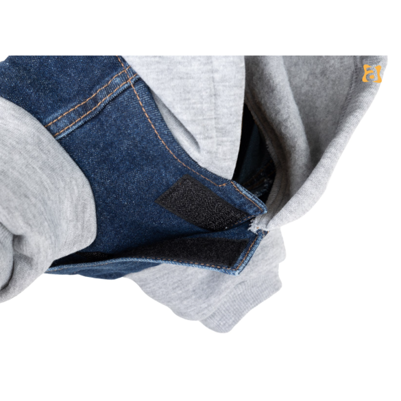 Куртка AmiPlay Denim с капюшоном Темно-Синий, 25см