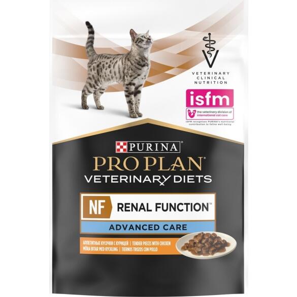 85гр Корм Pro Plan Veterinary Diets NF Renal Function Advanced Care для кошек при хронической почечной недостаточности, с Курицей