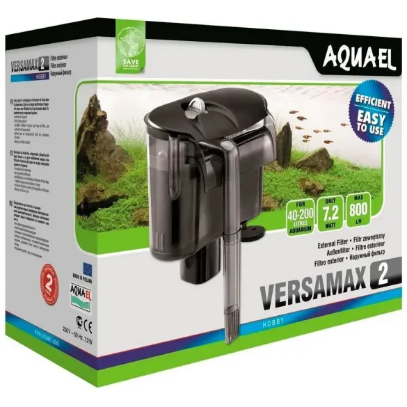 Навесной фильтр AQUAEL Versamax FZN-2 внешний для аквариума 40-200л