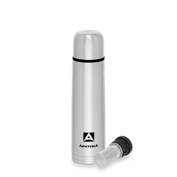 Термос Арктика 101, 750мл с ситечком, питьевой