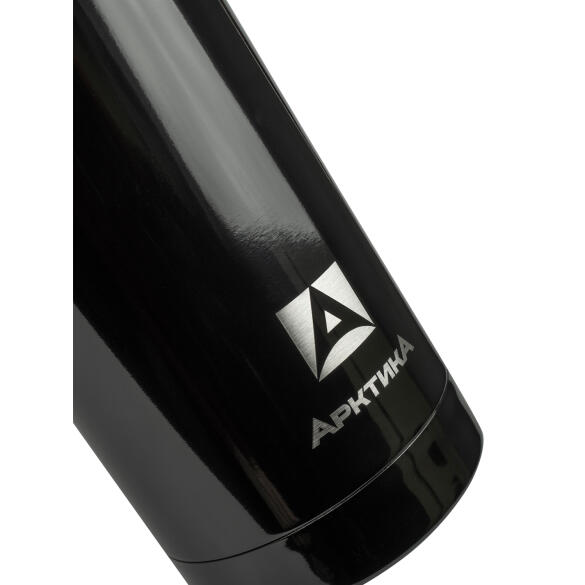 Термос Арктика 102, 750мл для напитков чёрный оникс, глянцевый