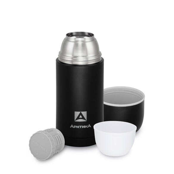 Термос Арктика 105, 750 Черный текстурный