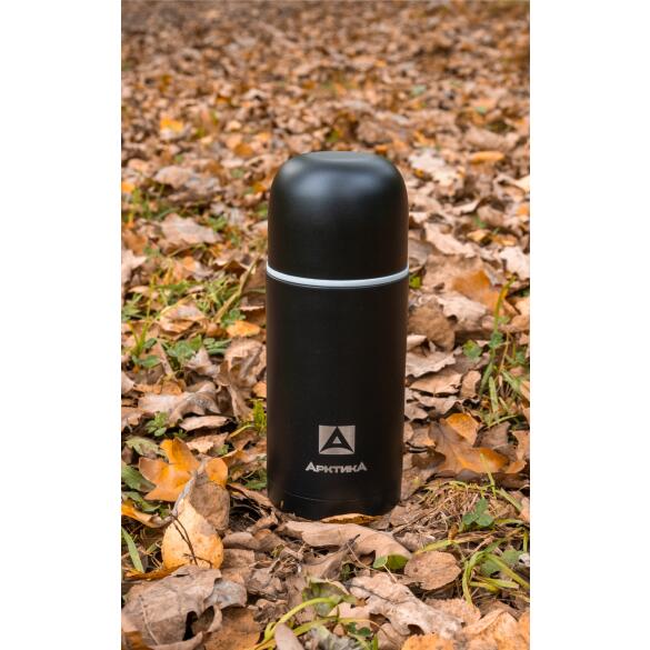 Термос Арктика 105, 750 Черный текстурный