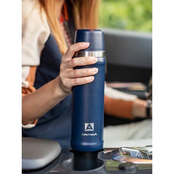 Термос Арктика 111-600, 600мл, синий