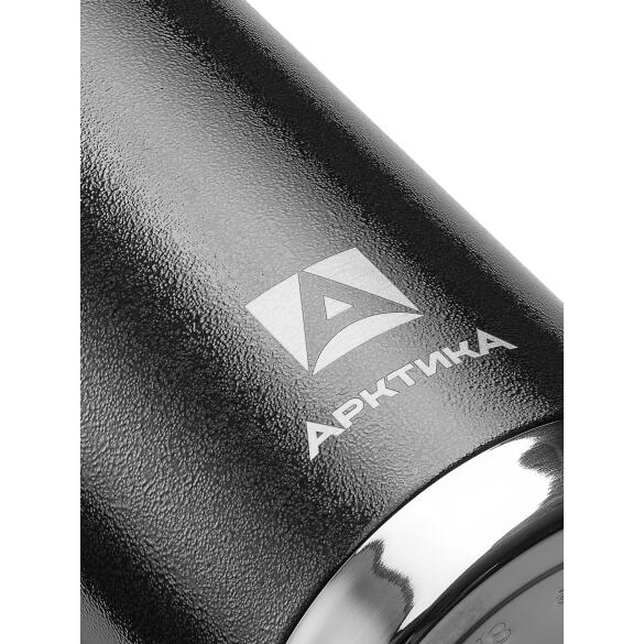 Термос Арктика, 1200мл с ситечком (чёрный)