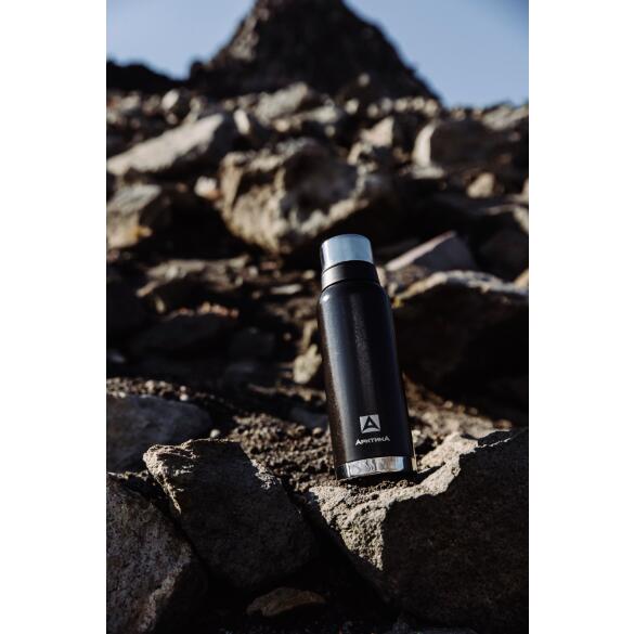 Термос Арктика, 1200мл с ситечком (чёрный)