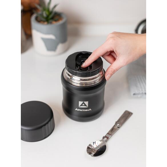 Термос для еды Арктика 311, 500 Чёрный