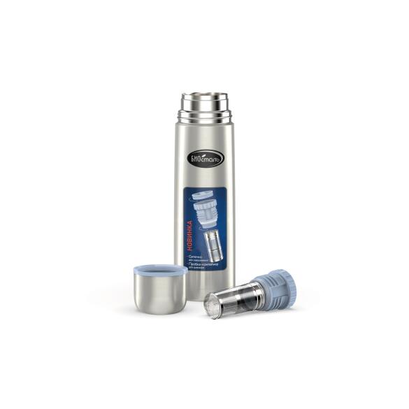 Термос вакуумный БИОСТАЛЬ NB-Z с ситечком 1000мл