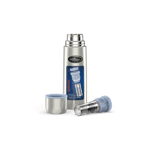 Термос вакуумный БИОСТАЛЬ NB-Z с ситечком 750мл
