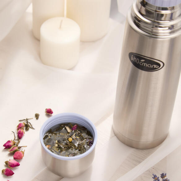 Термос вакуумный БИОСТАЛЬ NB-Z с ситечком 750мл