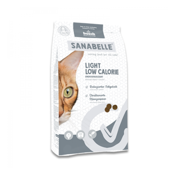 2кг Корм Bosch Sanabelle Light with poultry для взрослых кошек из мяса Птицы
