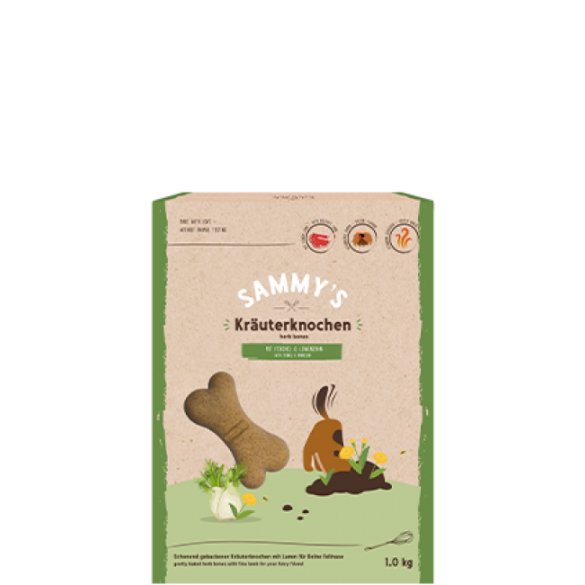 1кг Лакомство Bosch Сэмми "Хербал Бон" для собак