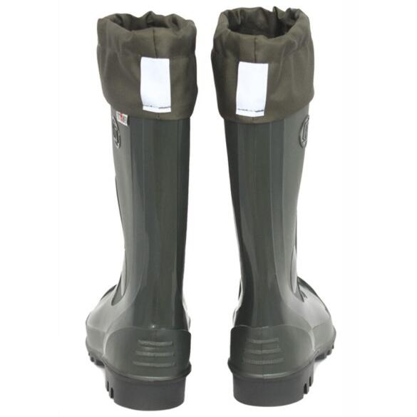 Сапоги резиновые ПВХ с манжетой 45р, высота 43см