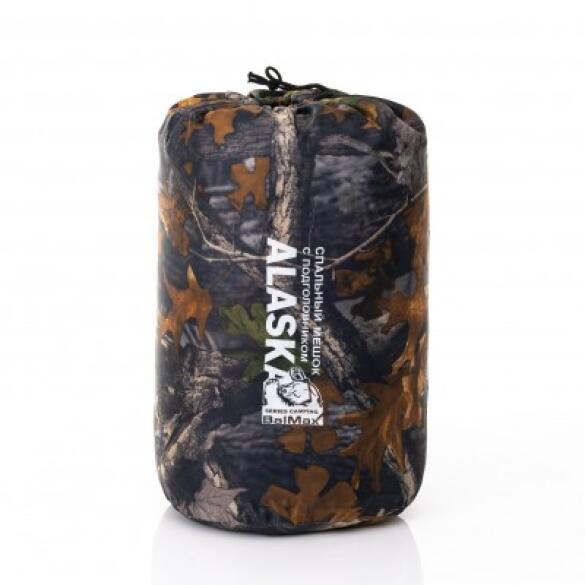 Спальный мешок BalMax Аляска Camping до 0С, цвет лес