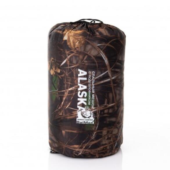 Спальный мешок BalMax Аляска Camping до -5С, цвет тростник