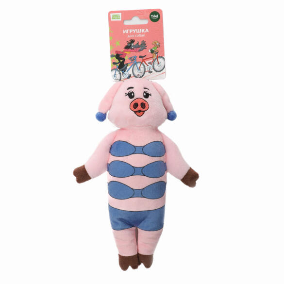 Игрушка Triol Союзмультфильм для собак "Свинка в купальнике", 240мм