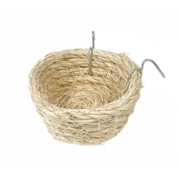 Гнездо CHILL CHOLL для попугая сизаль, 10*5см