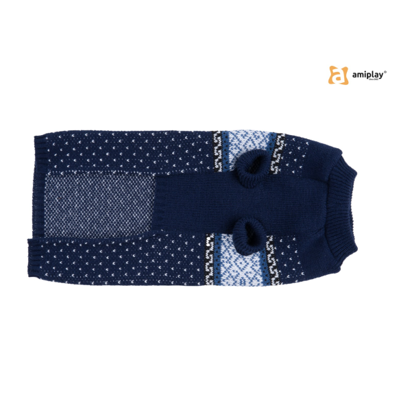 Свитер AmiPlay Bergen Тёмно синийй, 34см