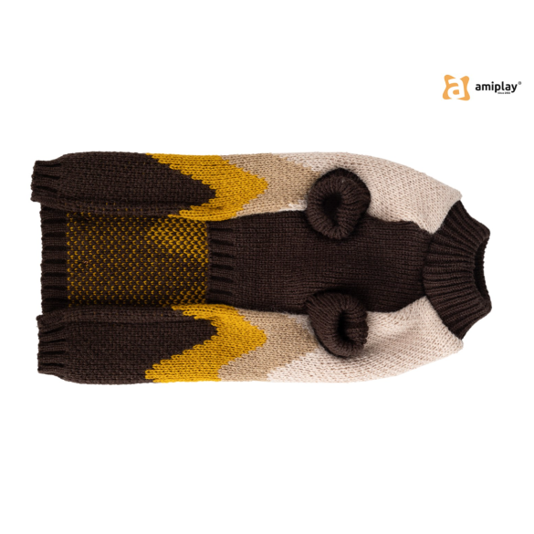 Свитер AmiPlay LIMA Коричневый, 34см