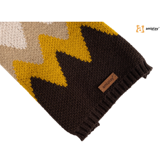 Свитер AmiPlay LIMA Коричневый, 34см