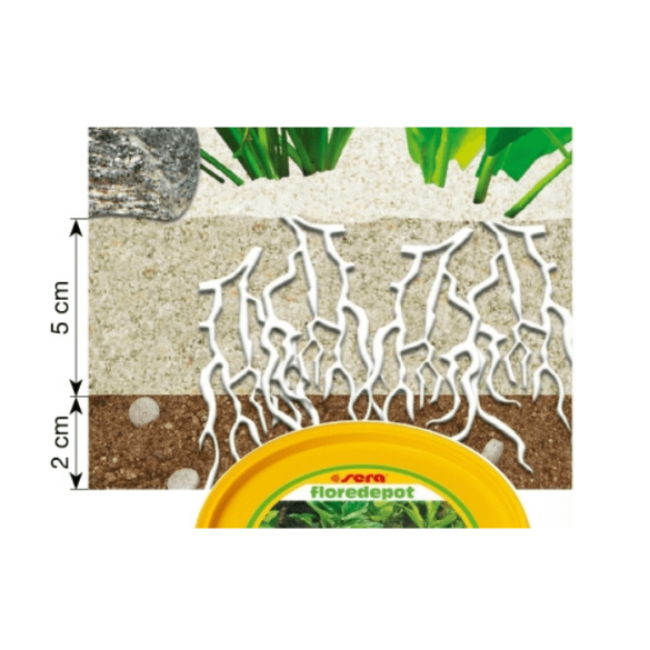 Грунт питательный SERA Floredepot для аквариумных растений, 4,7кг