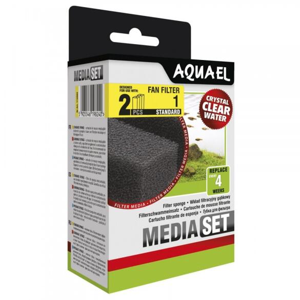 Сменная губка для фильтра FAN 1 Plus CARBOMAX с угольным наполнителем, 2шт