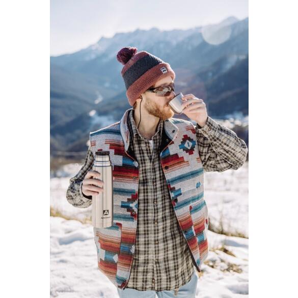 Термос Арктика 101, 1000мл классический (в комплекте силиконовое кольцо)