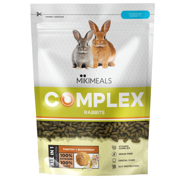 500гр MIKIMEALS Complex Корм для Кроликов