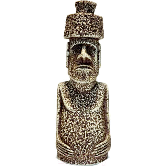 Декорация из светлой керамики Истукан, 7*21см Декорация из светлой керамики Истукан, 7*21см