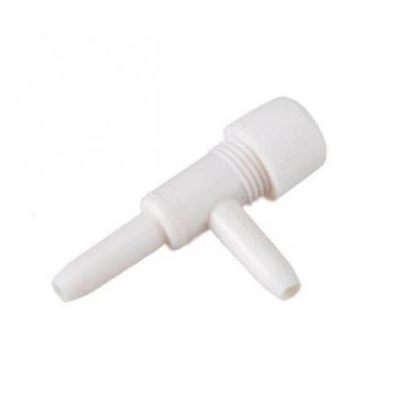 Краник для аквариумной трубки 2 выхода, угловой