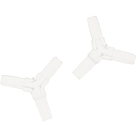 Соединитель аквариумного шланга Y-образный (переходник) 3 выхода 4мм 2шт