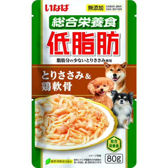 80гр Влажный корм INABA Teishibo для взрослых собак с Куриным филе и куриными хрящами