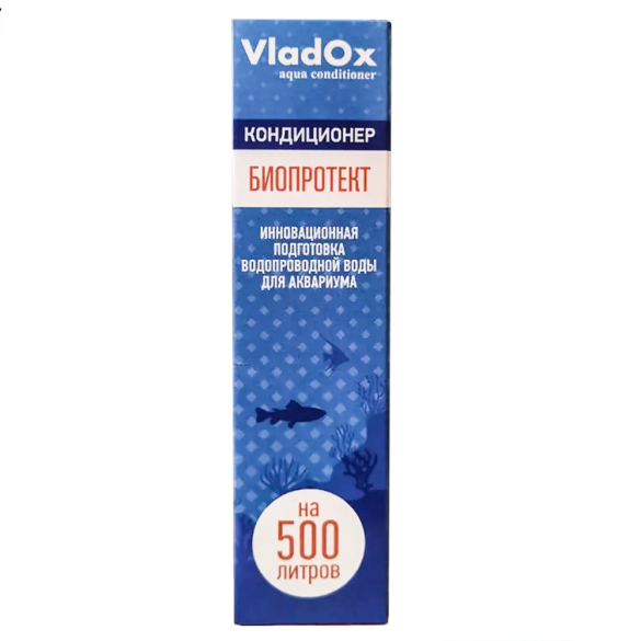 Кондиционер VladOx БИОПРОТЕКТ для подготовки аквариумной воды, 50мл