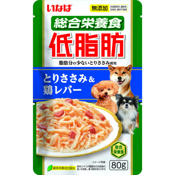 80гр Влажный корм INABA Teishibo для взрослых собак с Куриным филе и куриной печенью