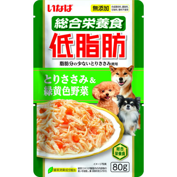 80гр Влажный корм INABA Teishibo для взрослых собак с Куриным филе и овощами