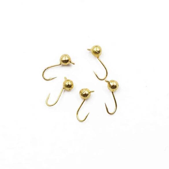 Мормышка вольфрамовая "ЯМАН" Шар с ушком, вес 0,1 г, золото