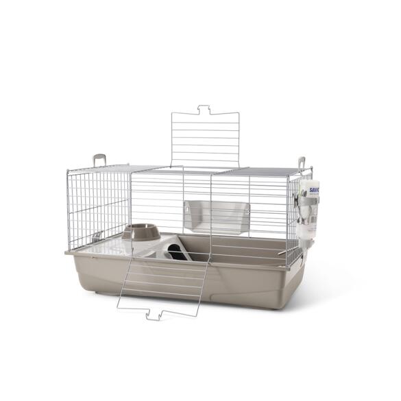 Клетка SAVIC Nero 2 De Luxe для морских свинок, 80*50*47см, Тепло-серый