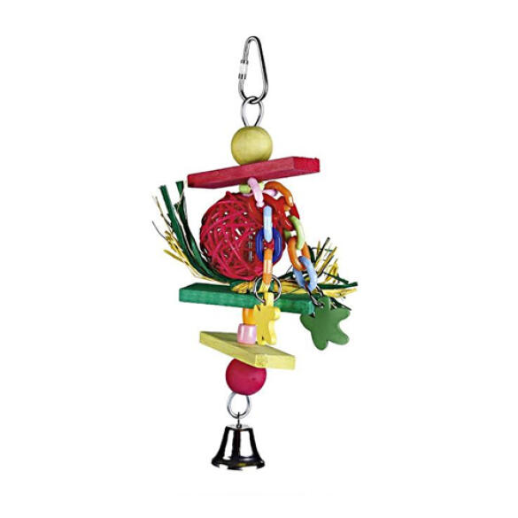 Игрушка Beeztees "Trinox" для птиц деревянная, 22см