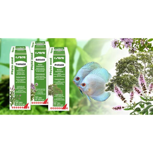 SERA Phyto Med Tremazid 100мл против борьбы с жаберными и кожными сосальщиками